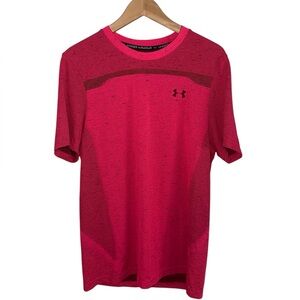 Men's Under Armour Bright Pink Short Sleeve Tee Size Large